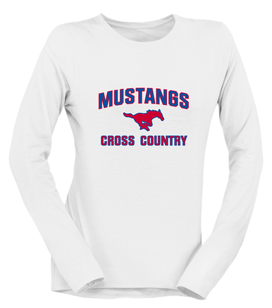 Pearce Mustangs Cross Country Women's LS T-Shirt