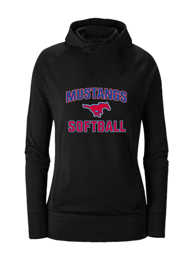 Pearce Mustangs Softball #1 Women's Hoodie