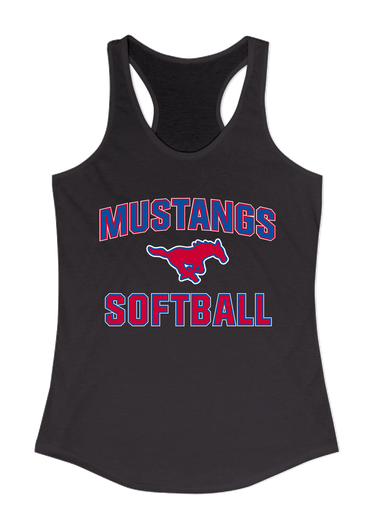 Pearce Mustangs Softball #1 Women's Tank Top