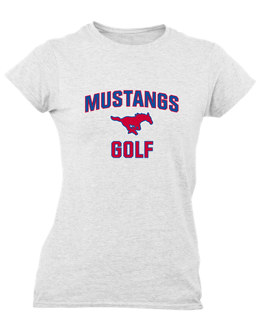 Pearce Mustangs Golf Women's SS T-Shirt