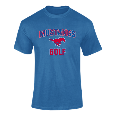 Pearce Mustangs Golf Men's SS T-Shirt