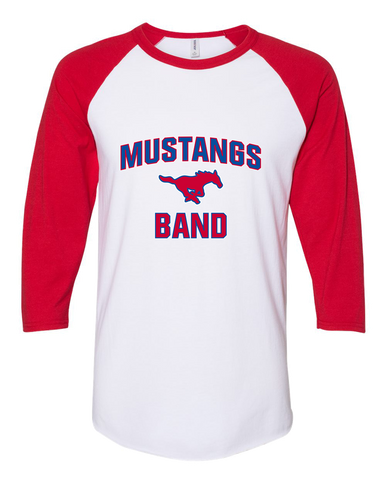 Pearce Mustangs Band # 1 Women's Baseball T-Shirt