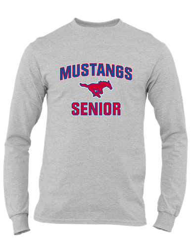 Pearce Mustangs Senior #1 Men's LS T-Shirt
