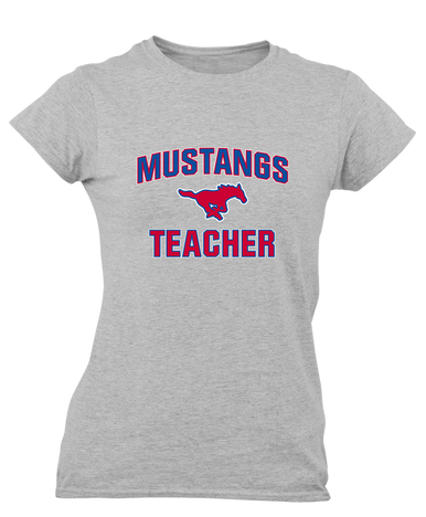 Pearce Mustangs Teacher Women's Premium SS T-Shirt