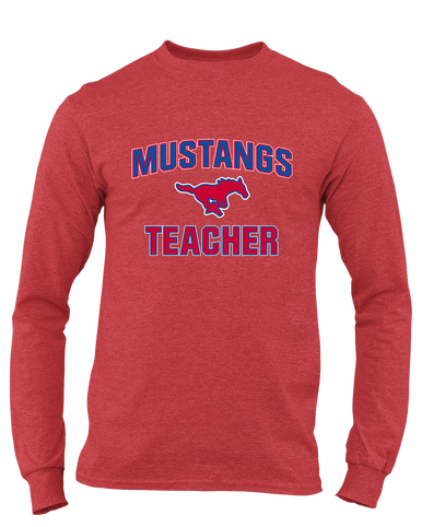 Pearce Mustangs Teacher Men's Premium LS T-Shirt