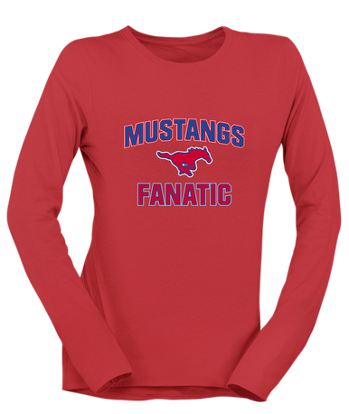 Pearce Mustangs Fanatic Women's Premium LS T-Shirt
