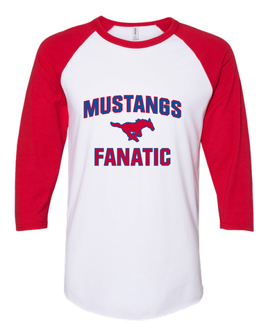 Pearce Mustangs Fanatic Women's Baseball T-Shirt