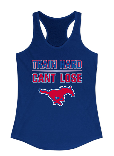Pearce Mustangs Train Hard, Can't Lose Women's Tank Top