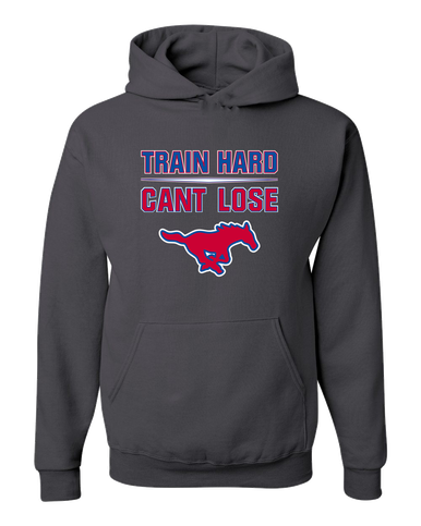 Pearce Mustangs Train Hard, Can't Lose Men's Premium Hoodie