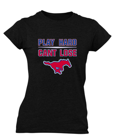 Pearce Mustangs Play Hard, Can't Lose Women's Premium SS T-Shirt