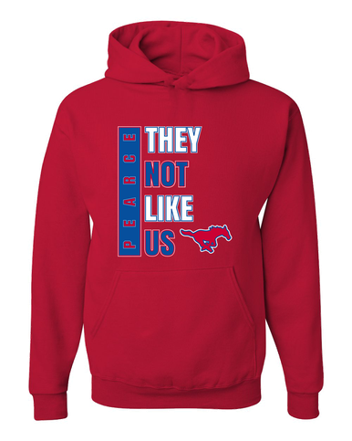 Pearce Mustangs They Not Like Us #1 Men's Premium Hoodie