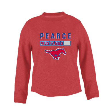 Pearce Mustangs Mascot #7 Women's Sweatshirt