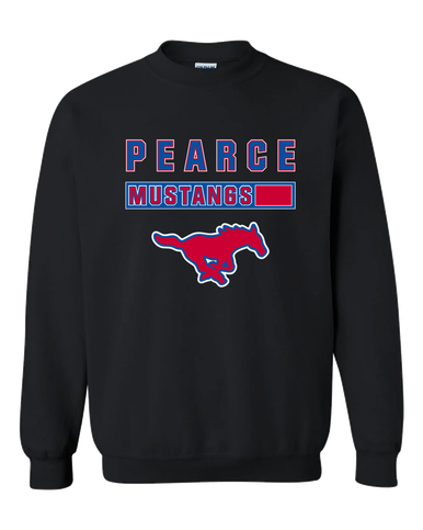 Pearce Mustangs Mascot #7 Men's Sweatshirt