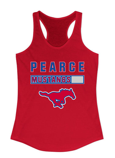 Pearce Mustangs Mascot #7 Women's Tank Top