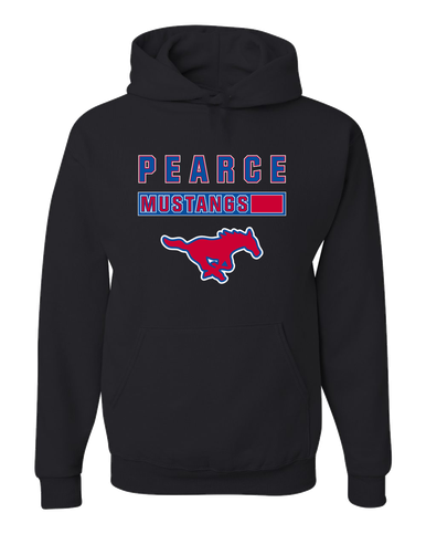 Pearce Mustangs Mascot #7 Men's Premium Hoodie