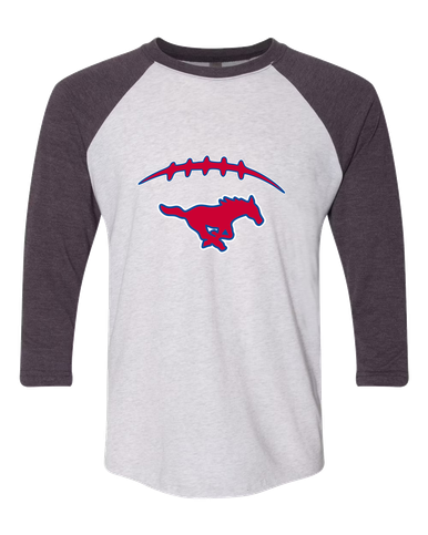 Pearce Mustangs Football #2 Men's Baseball T-Shirt