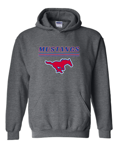 Pearce Mustangs Mascot #8 Men's Hoodie