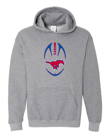 Pearce Mustangs Football #4 Men's Hoodie