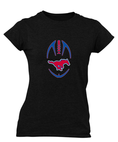 Pearce Mustangs Football #4 Women's Premium SS T-Shirt