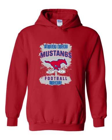 Pearce Mustangs Football #6 Men's Hoodie