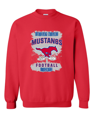Pearce Mustangs Football #6 Men's Sweatshirt