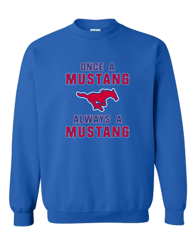 Pearce Mustangs Once A Men's Sweatshirt
