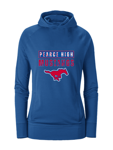Pearce Mustangs Mascot #9 Women's Hoodie