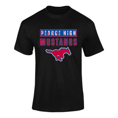 Pearce Mustangs Mascot #9 Men's Premium SS T-Shirt