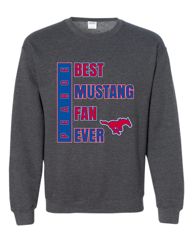 Pearce Mustangs Best Mustang Fan Men's Sweatshirt