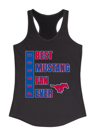 Pearce Mustangs Best Mustang Fan Women's Tank Top