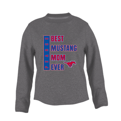Pearce Mustangs Best Mustang Mom Women's Sweatshirt