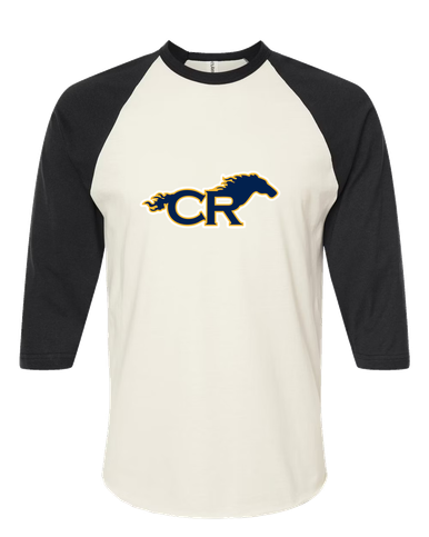 Cypress Ranch Mustangs Mascot #1 Men's Baseball T-Shirt