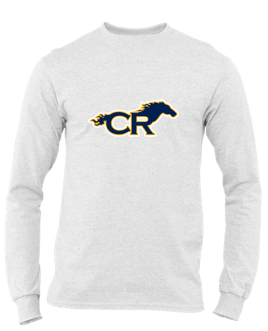 Cypress Ranch Mustangs Mascot #1 Men's Premium LS T-Shirt