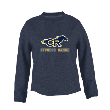 Cypress Ranch Mustangs Mascot #2 Women's Sweatshirt