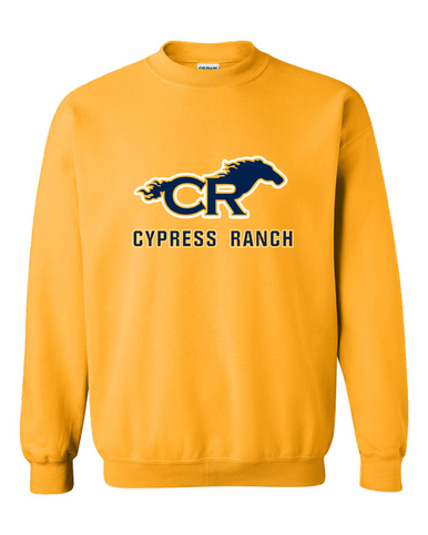 Cypress Ranch Mustangs Mascot #2 Men's Sweatshirt