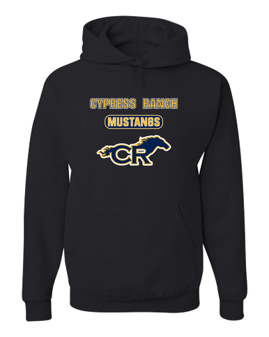Cypress Ranch Mustangs Mascot #3 Men's Premium Hoodie