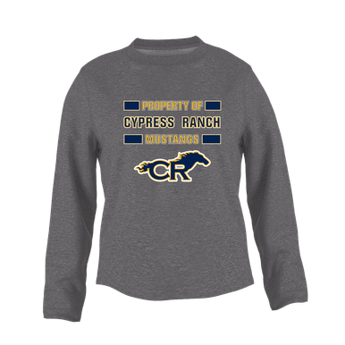 Cypress Ranch Mustangs Property Of Women's Sweatshirt