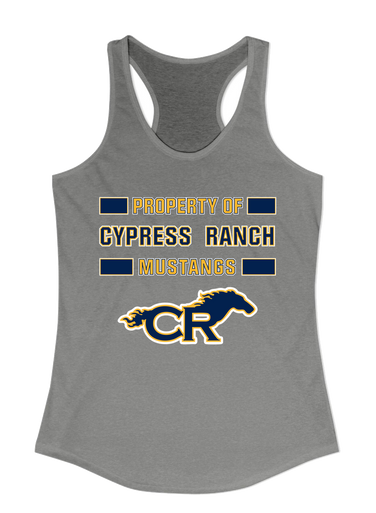 Cypress Ranch Mustangs Property Of Women's Tank Top