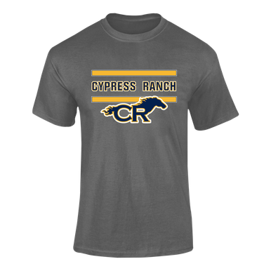 Cypress Ranch Mustangs Mascot #4 Men's SS T-Shirt
