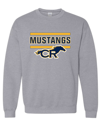 Cypress Ranch Mustangs Mascot #5 Men's Sweatshirt