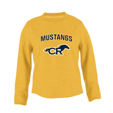Cypress Ranch Mustangs Mascot #6 Women's Sweatshirt