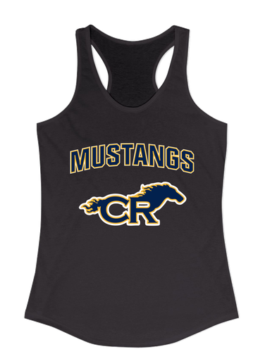 Cypress Ranch Mustangs Mascot #6 Women's Tank Top