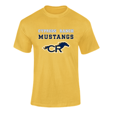 Cypress Ranch Mustangs Spirit Men's SS T-Shirt