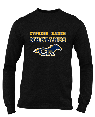 Cypress Ranch Mustangs Spirit Men's Premium LS T-Shirt