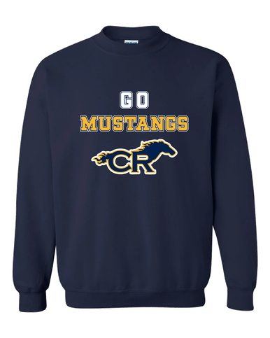 Cypress Ranch Mustangs Go Team Men's Sweatshirt