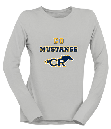 Cypress Ranch Mustangs Go Team Women's Premium LS T-Shirt