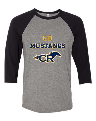 Cypress Ranch Mustangs Go Team Women's Baseball T-Shirt