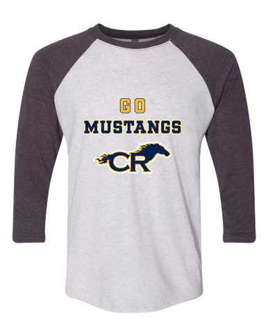 Cypress Ranch Mustangs Go Team Men's Baseball T-Shirt
