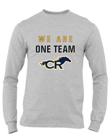 Cypress Ranch Mustangs We Are One Team Men's Premium LS T-Shirt