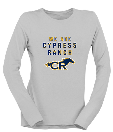 Cypress Ranch Mustangs We Are Women's LS T-Shirt